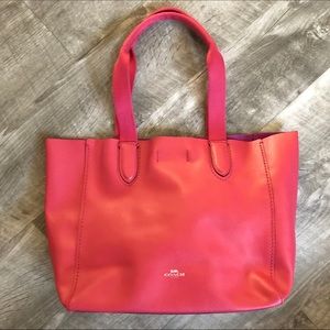 Pink Coach Tote